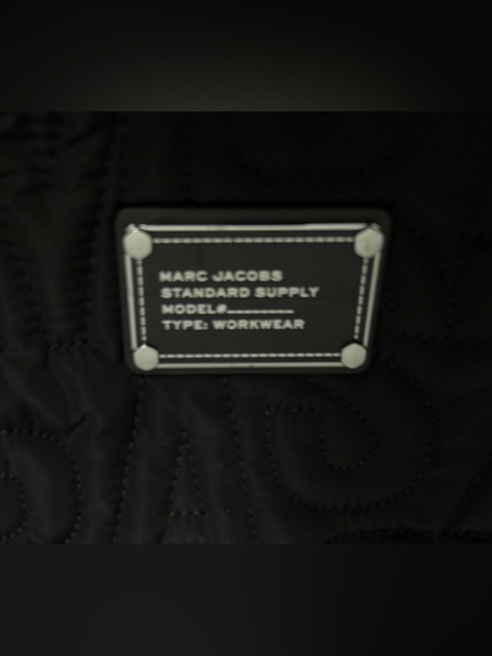 Marc Jacobs NWT Nylon Jumbled Logo Black Quilted Shoulder Bag - Picture 3 of 13